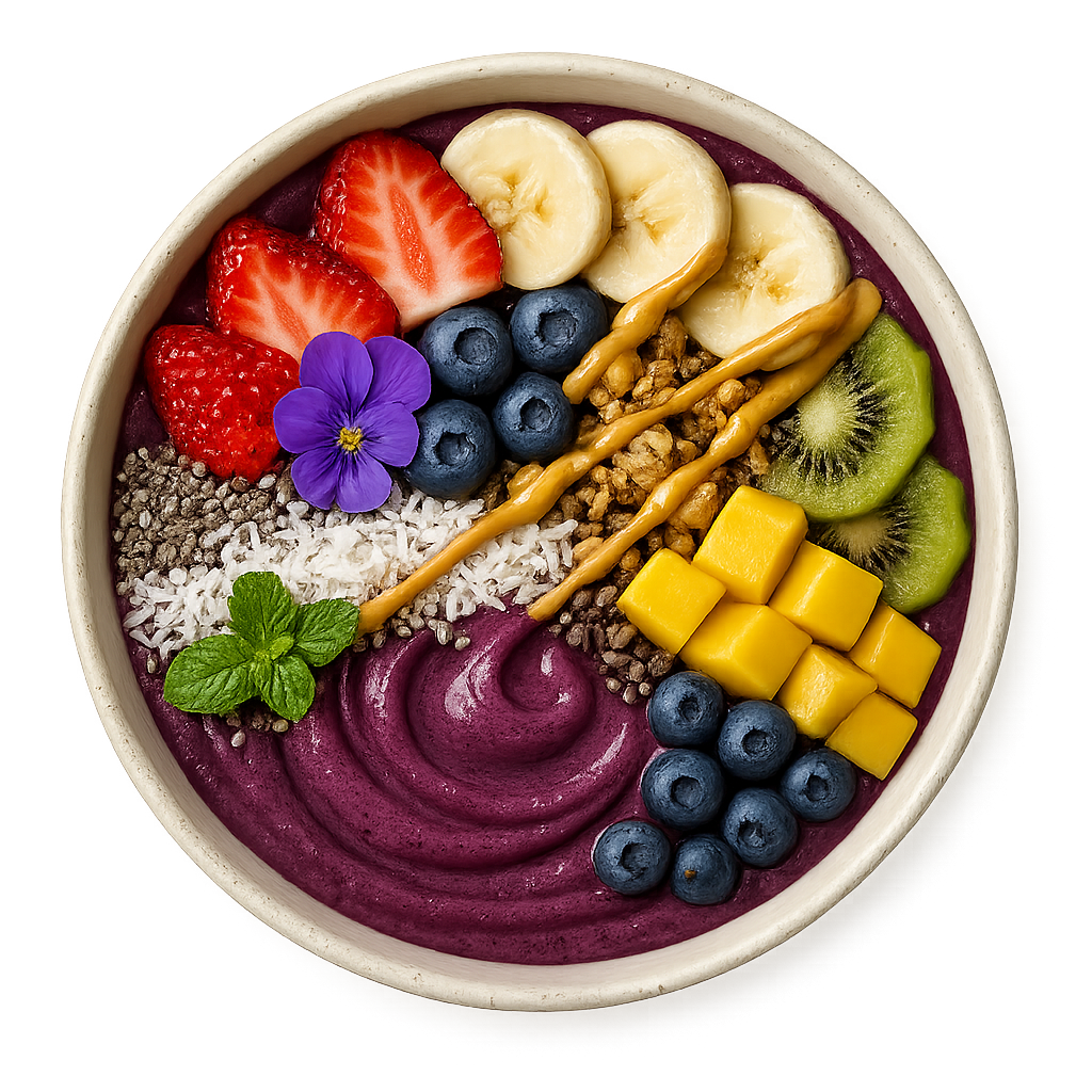 Freshly made Fresça açaí bowl